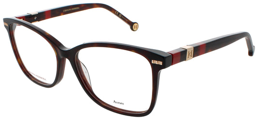 CAROLINA HERRERA HER 0108 Frame HAVANA RED Lens DEMO