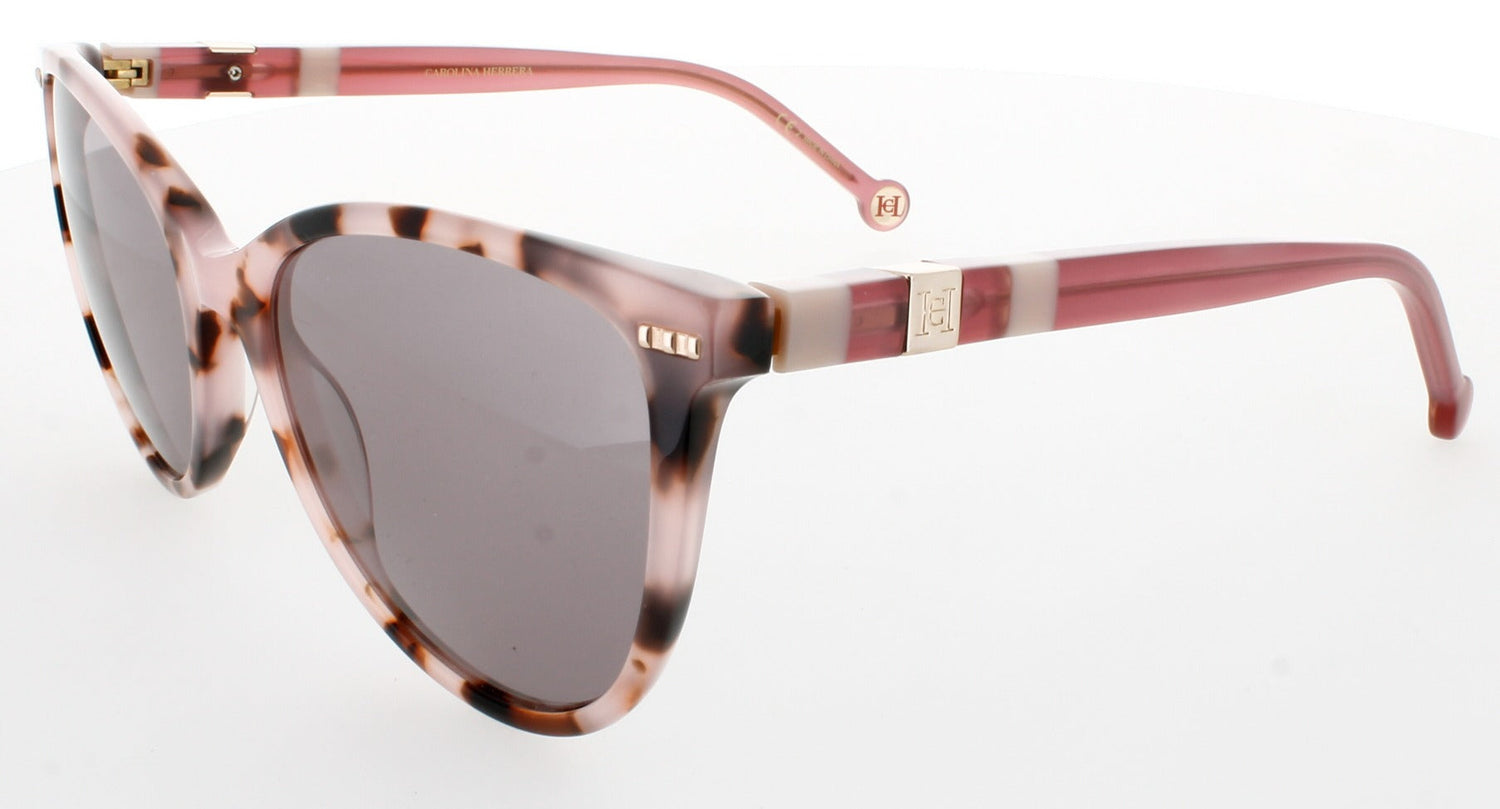 CAROLINA HERRERA HER 0107/S Frame HAVANA PINK Lens GREY