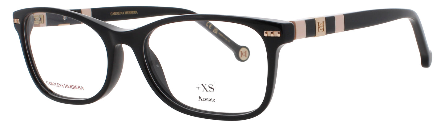 CAROLINA HERRERA HER 0110 Frame BLACK/NUDE Lens DEMO