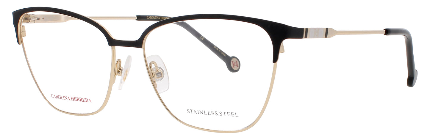 CAROLINA HERRERA HER 0119 Frame BLACK/GOLD Lens DEMO