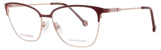CAROLINA HERRERA HER 0119 Frame GOLD/BURGUNDY Lens DEMO