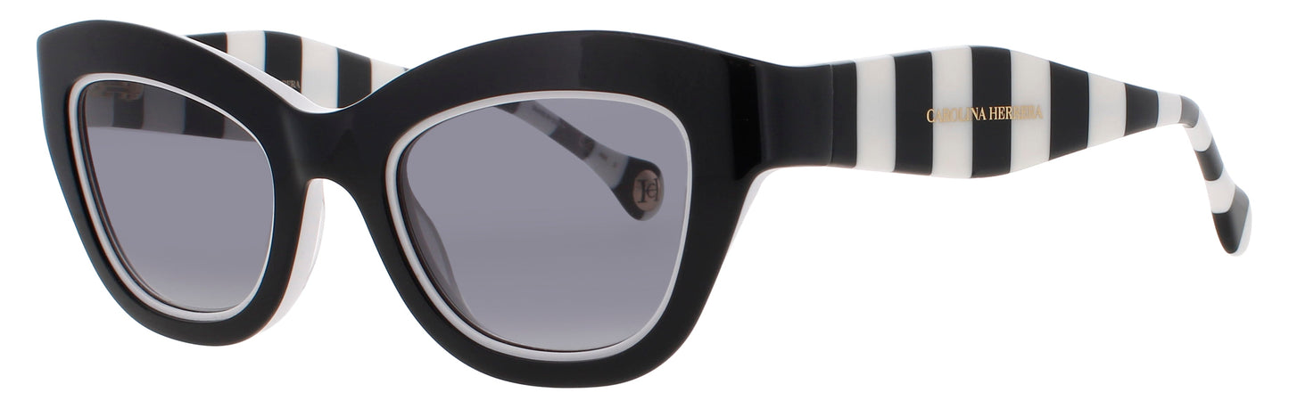 CAROLINA HERRERA HER 0086/S Frame BLACK/WHITE Lens GREY