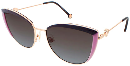 CAROLINA HERRERA HER 0112/S Frame VIOLET/LILAC Lens BROWN VIOLET SHADED