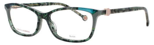 CAROLINA HERRERA HER 0114 Frame HAVANA/GREEN Lens DEMO