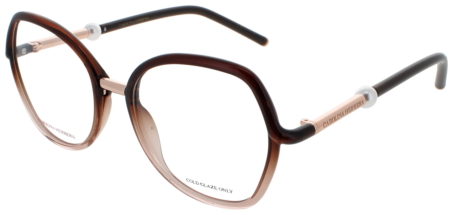 CAROLINA HERRERA HER 0080 Frame BROWN NUDE Lens DEMO