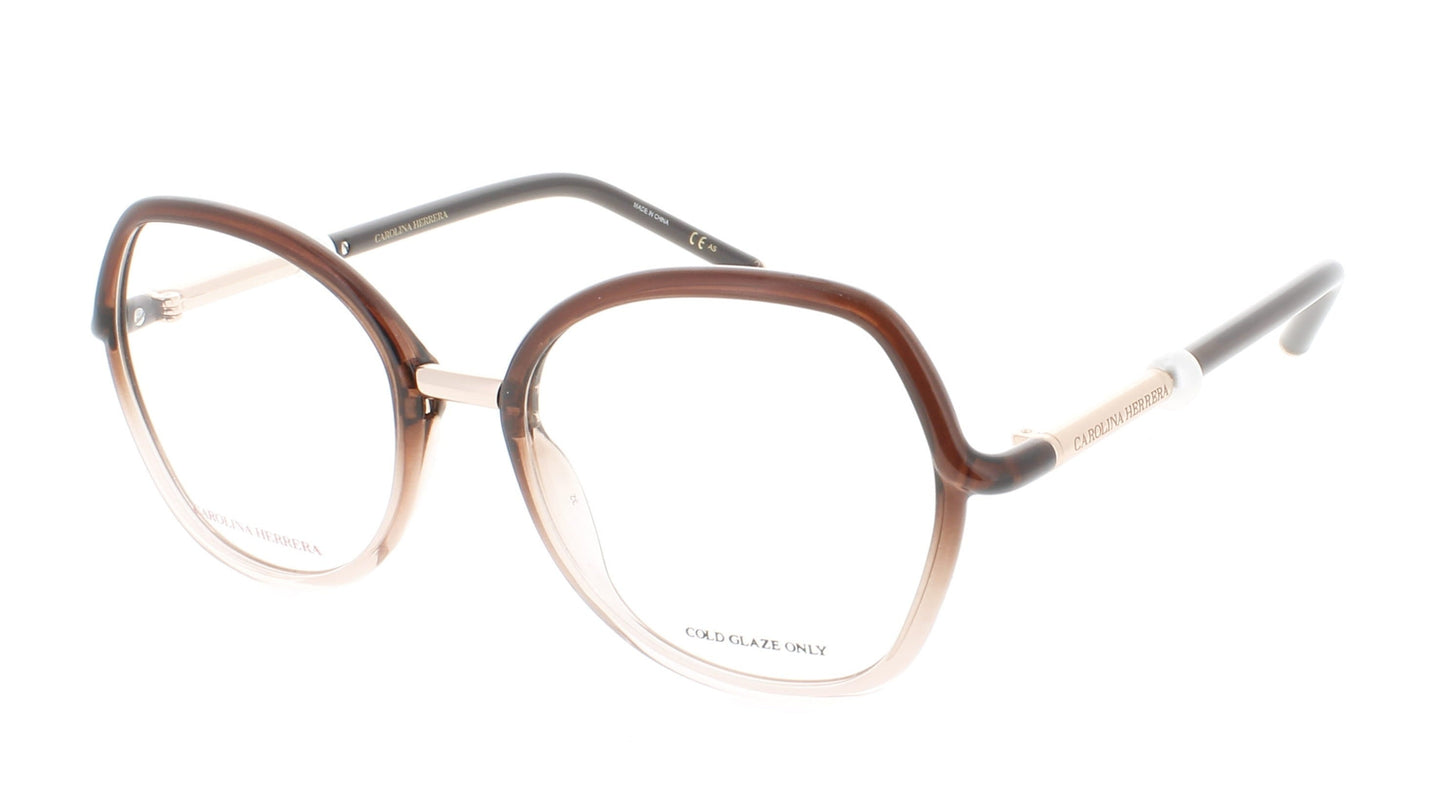 CAROLINA HERRERA HER 0080 Frame BROWN NUDE Lens DEMO