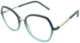 CAROLINA HERRERA HER 0080 Frame GREEN TEAL Lens DEMO