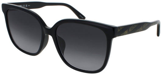 MOSCHINO MOS134/F/S Frame BLACK PATTERN Lens DARK GREY GRADIENT