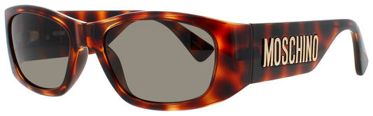 MOSCHINO MOS145/S Frame HAVANA TORTOISE SHELL Lens BROWN SOLID TINT