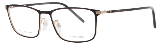TOMMY HILFIGER TH 2013/F Frame MATTE BLACK GOLD Lens DEMO