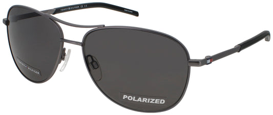 TOMMY HILFIGER TH 2023/S Frame MATTE DARK RUTHENIUM Lens GREY POLARIZED