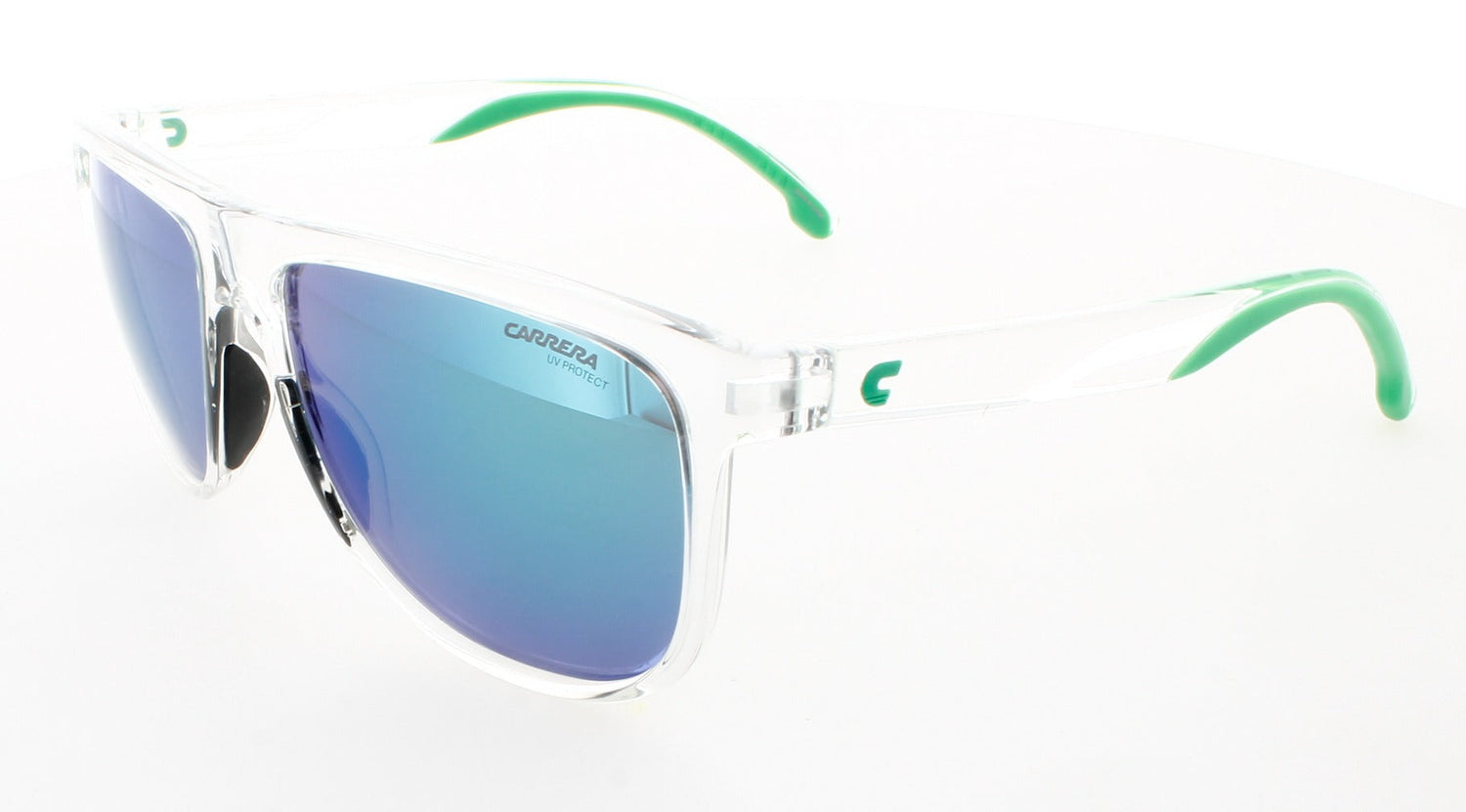 CARRERA 8059/S Frame CRYSTAL GREEN Lens GREEN MULTILAYER