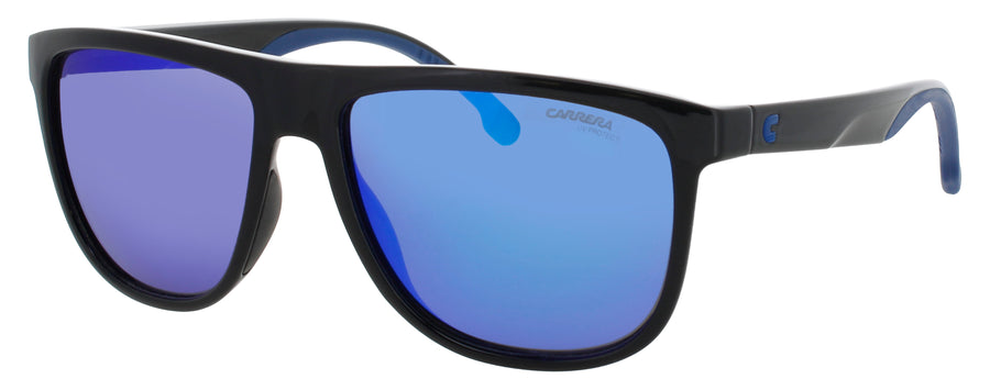 CARRERA 8059/S Frame BLACK / BLUE Lens BLUE MIRROR