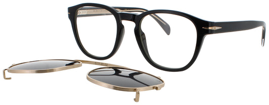 DAVID BECKHAM 1117/CS Frame BLACK/GOLD Lens DEMO