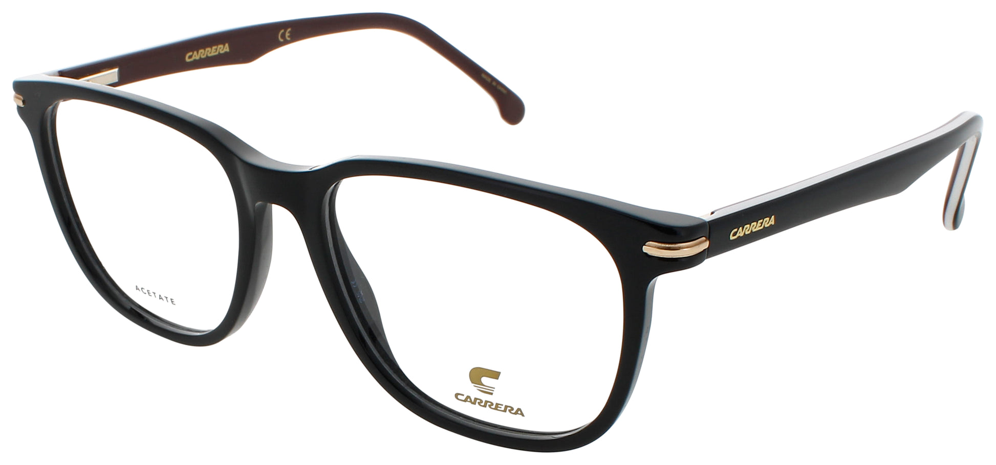 CARRERA 308 Frame  STRIPED BLACK SILVER Lens DEMO