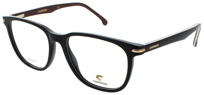 CARRERA 308 Frame  STRIPED BLACK SILVER Lens DEMO