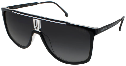 CARRERA 1056/S Frame BLACK WHITE Lens DARK GREY GRADIENT