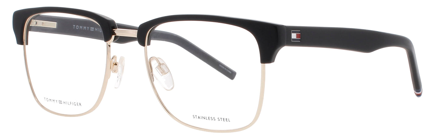 TOMMY HILFIGER TH 1988 Frame MATTE BLACK GOLD Lens DEMO