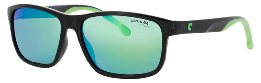 CARRERA 2047T/S Frame BLACK / GREEN Lens BLUE MIRROR