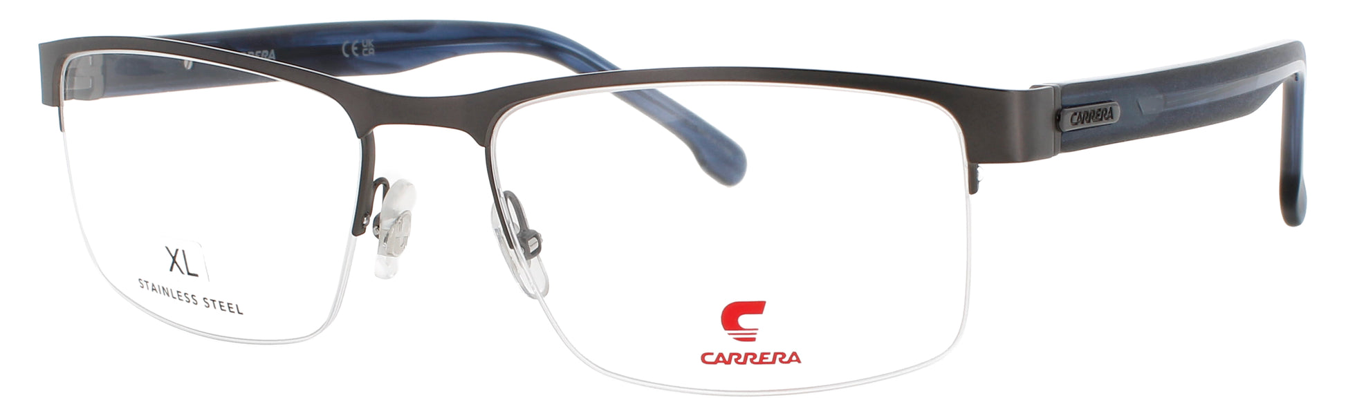 CARRERA 8888 Frame MATTE DARK RUTHENIUM Lens DEMO