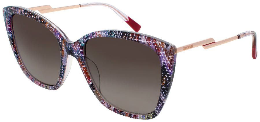MISSONI MIS 0123/G/S Frame MULTICOLOR PATTERN Lens PINK SHADED