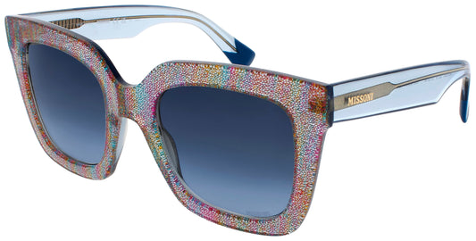 MISSONI MIS 0126/S Frame PINK MULTICOLOR PATTERN Lens DARK BLUE GRADIENT