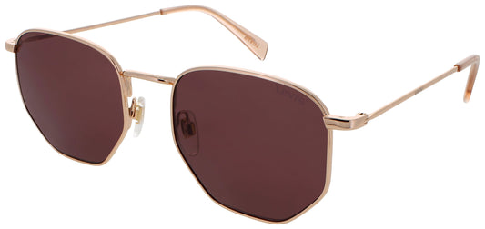 LEVIS LV 1004/S Frame GOLD COPPER Lens PINK