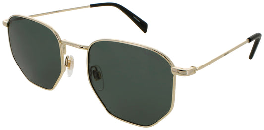 LEVIS LV 1004/S Frame GOLD Lens GREEN
