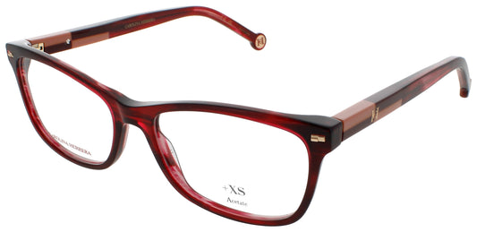CAROLINA HERRERA HER 0160 Frame BURGUNDY HORN Lens DEMO