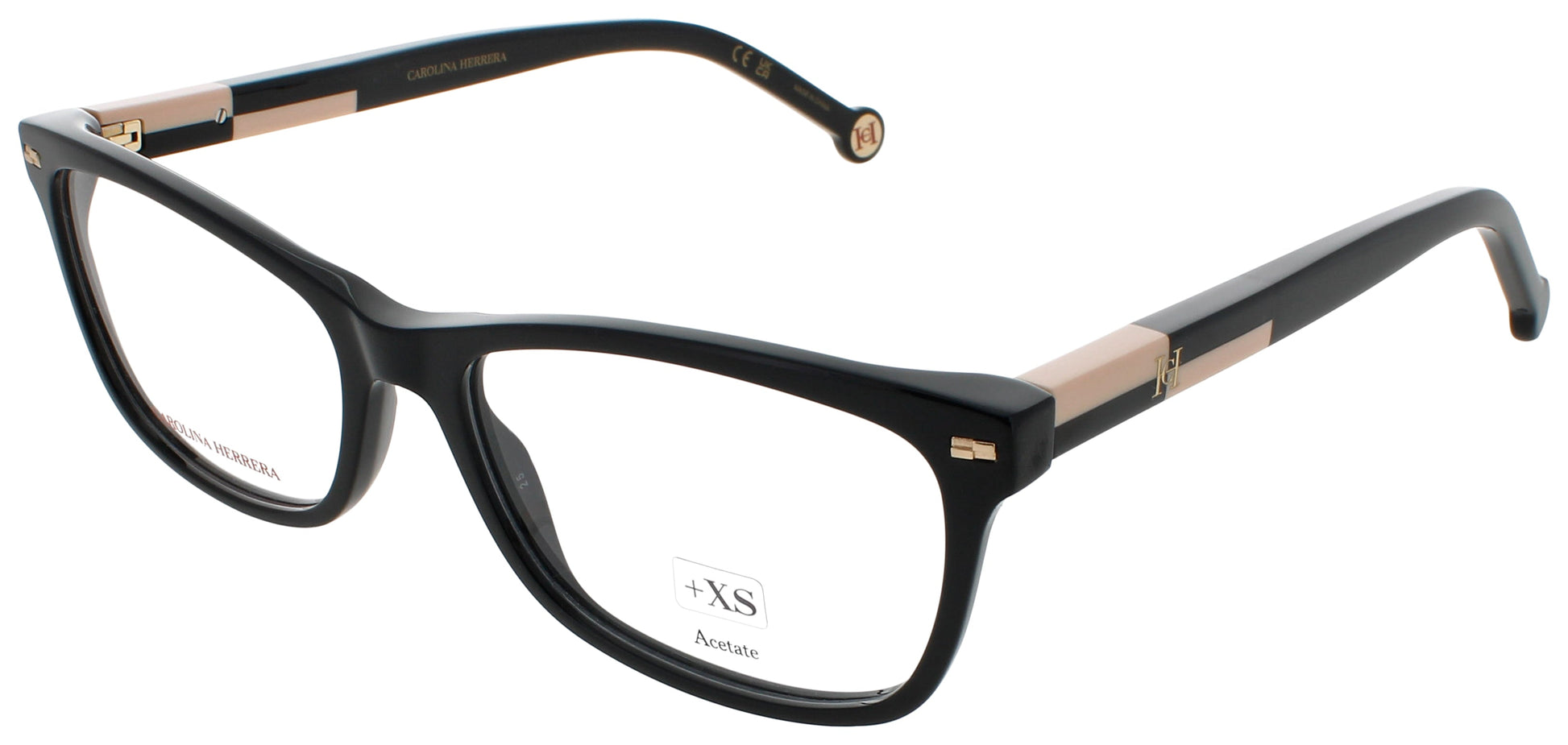 CAROLINA HERRERA HER 0160 Frame BLACK NUDE Lens DEMO