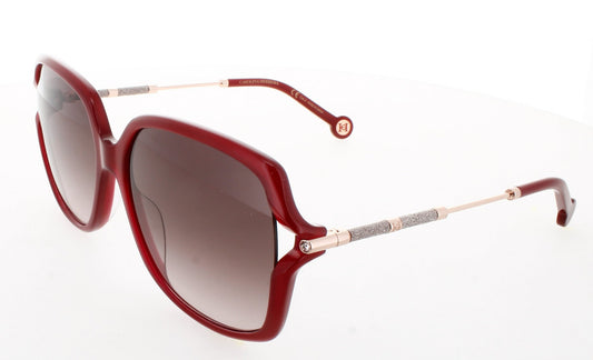 CAROLINA HERRERA HER 0132/G/S Frame BURGUNDY Lens BROWN SHADED