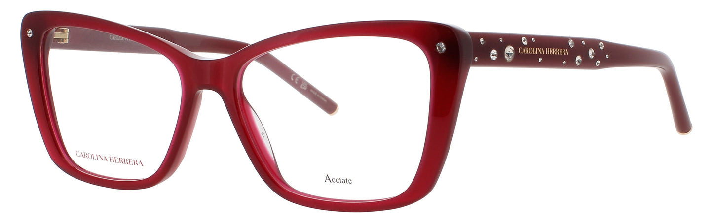 CAROLINA HERRERA HER 0149 Frame BURGUNDY Lens DEMO