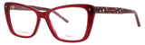 CAROLINA HERRERA HER 0149 Frame BURGUNDY Lens DEMO
