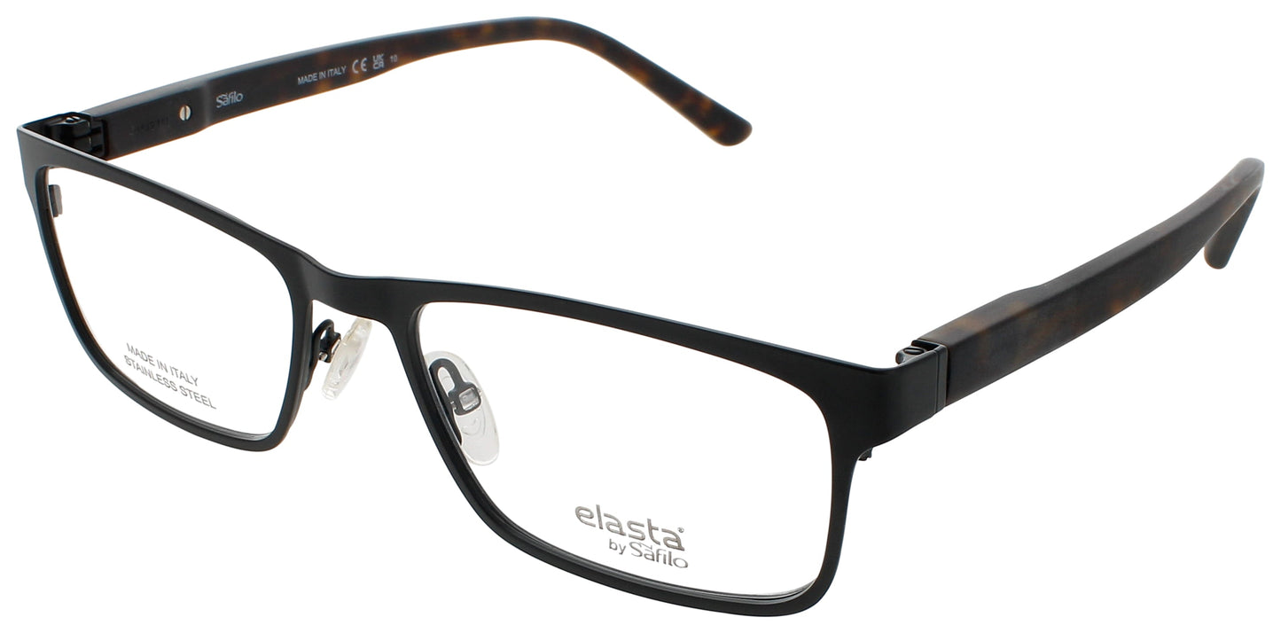 ELASTA E 3128 Frame MATTE BLACK Lens DEMO