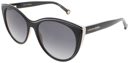 CAROLINA HERRERA HER 0142/S Frame BLACK NUDE Lens DARK GREY GRADIENT