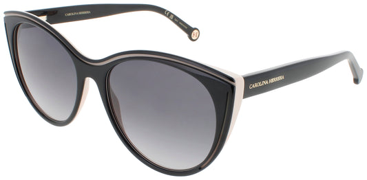 CAROLINA HERRERA HER 0142/S Frame BLACK NUDE Lens DARK GREY GRADIENT