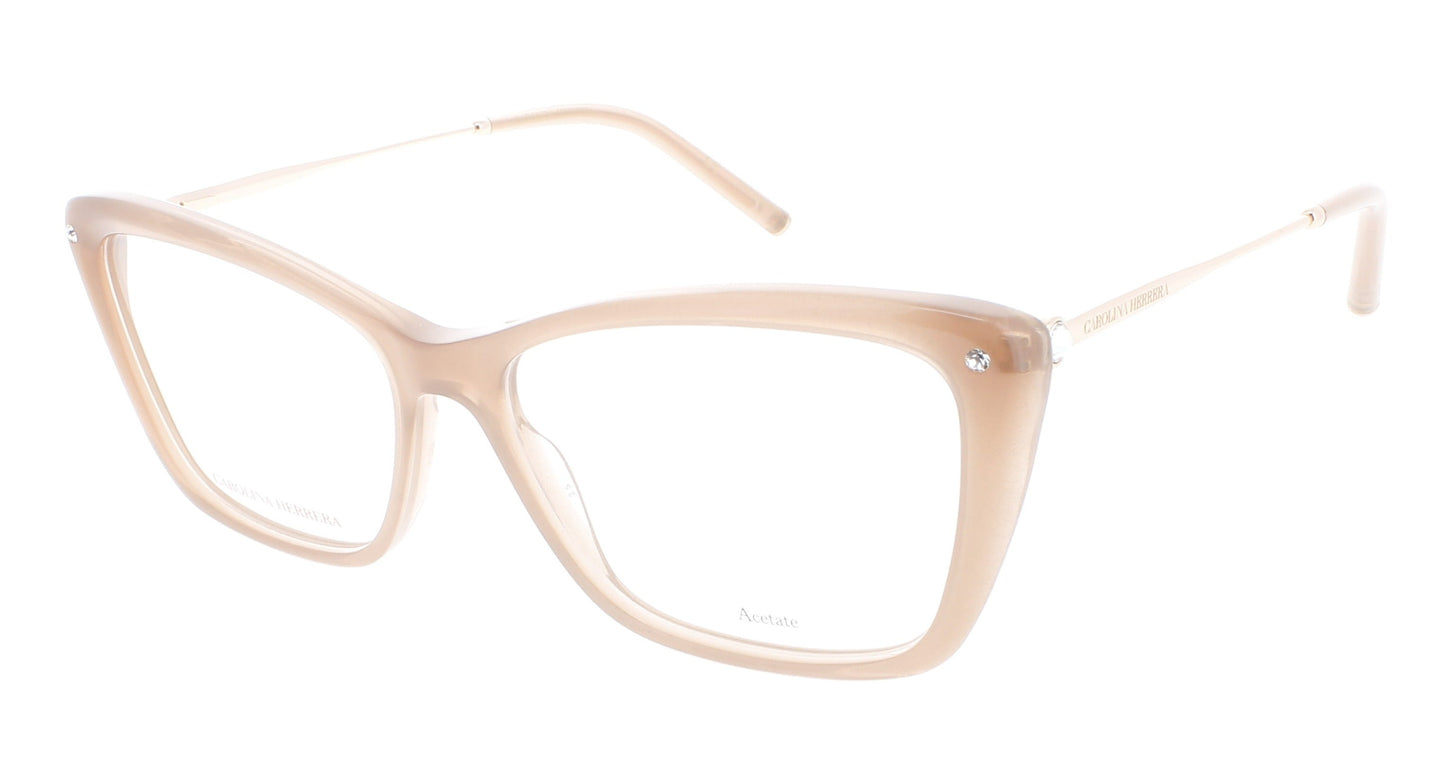 CAROLINA HERRERA HER 0155 Frame NUDE GLITTER Lens DEMO