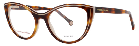 CAROLINA HERRERA HER 0171 Frame HAVANA/WHITE Lens DEMO