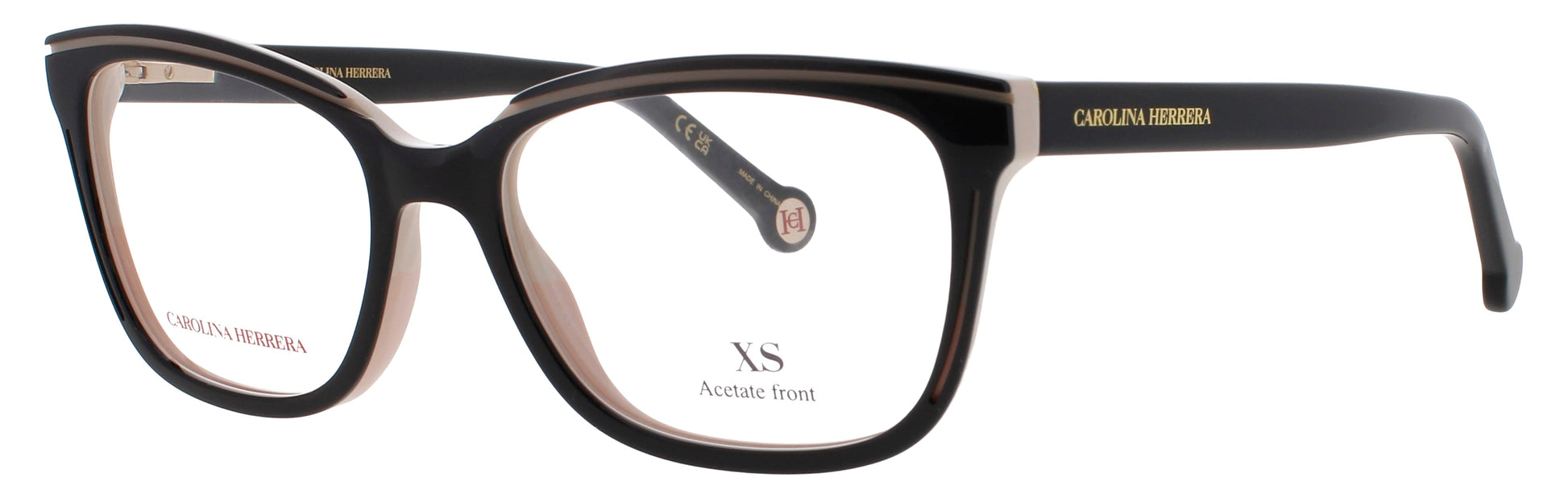 CAROLINA HERRERA HER 0170 Frame BLACK/NUDE Lens DEMO
