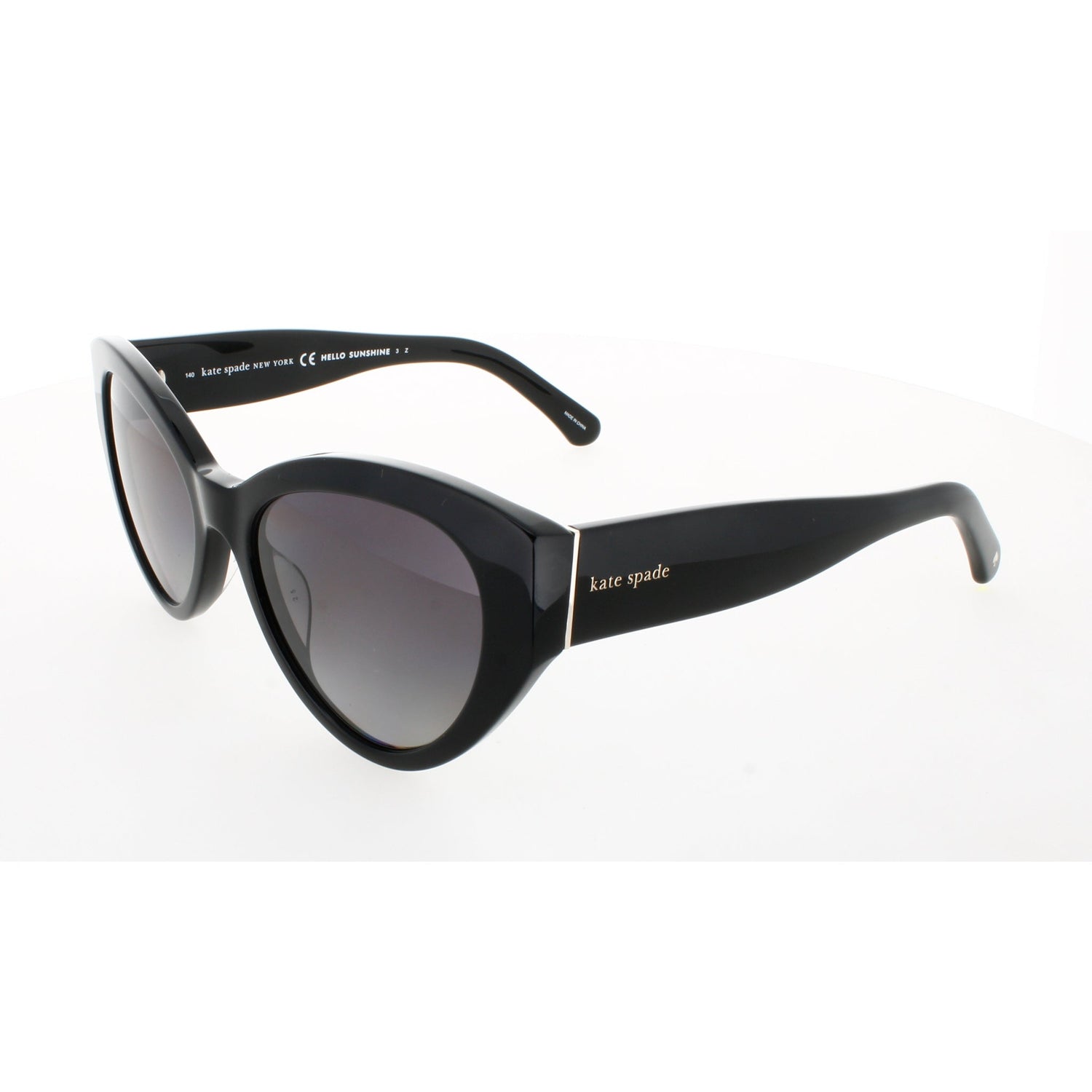 KATE SPADE PAISLEIGH/G/S Frame BLACK Lens GREY GRADIENT POLARIZED