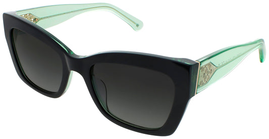 KATE SPADE VALERIA/S Frame BLACK Lens DARK GREY GRADIENT