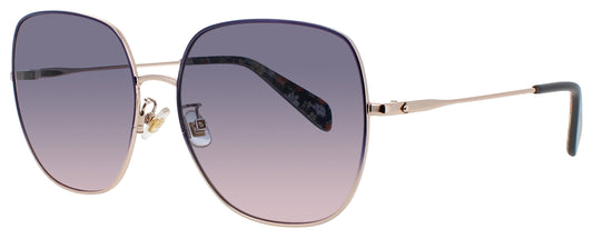 KATE SPADE CHARLI/F/S Frame BLUE PATTERN Lens BLUE PEACH TINT