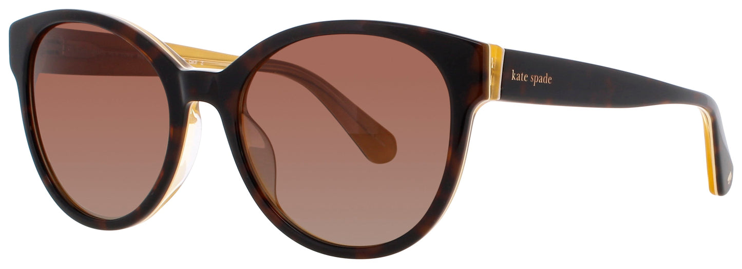 KATE SPADE NATHALIE/G/S Frame BROWN HAVANA Lens POLARIZED BROWN