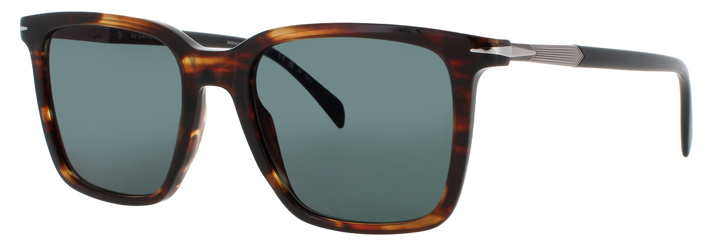 DAVID BECKHAM 1130/S Frame BROWN HORN Lens GREEN POLARIZED