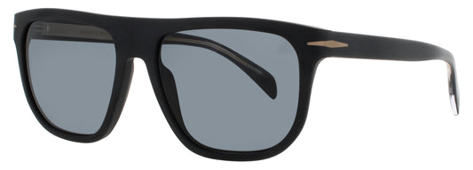 DAVID BECKHAM DB-7111/S Frame MATTE BLACK / GOLD Lens SMOKE