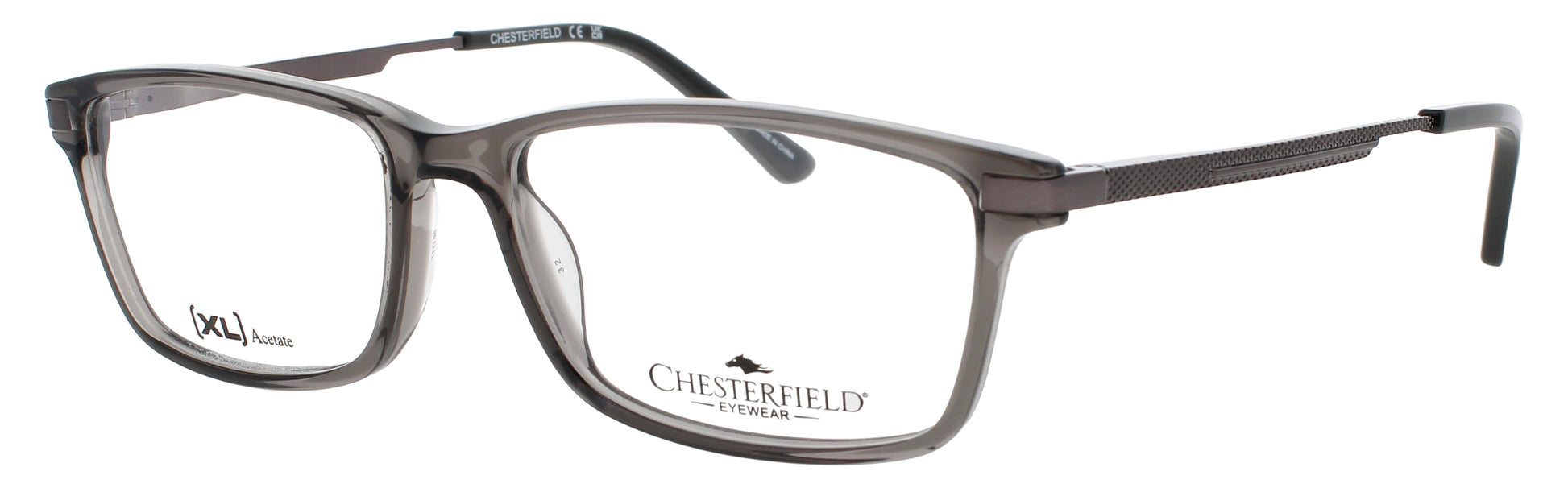 CHESTERFIELD CH-107XL Frame GREY / CRYSTAL Lens DEMO
