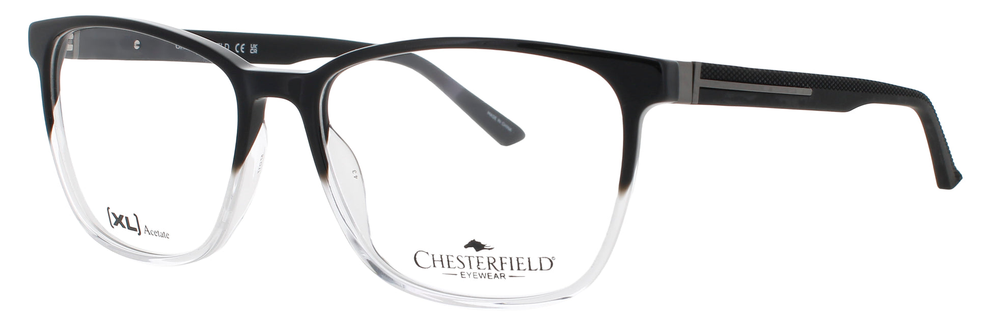 CHESTERFIELD CH-110XL Frame BLACK / CRYSTAL Lens DEMO