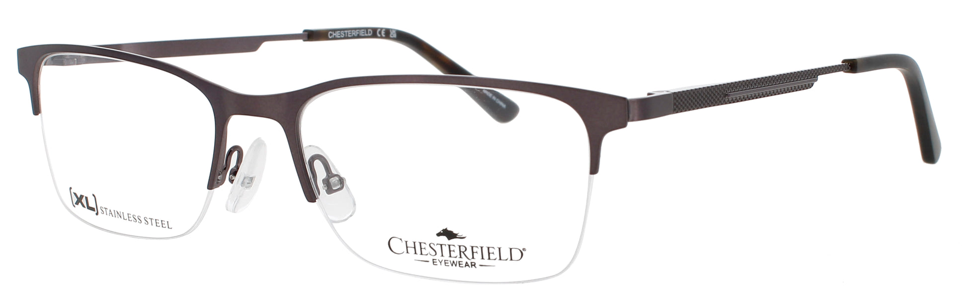 CHESTERFIELD CH-108XL Frame MATTE GREY Lens DEMO
