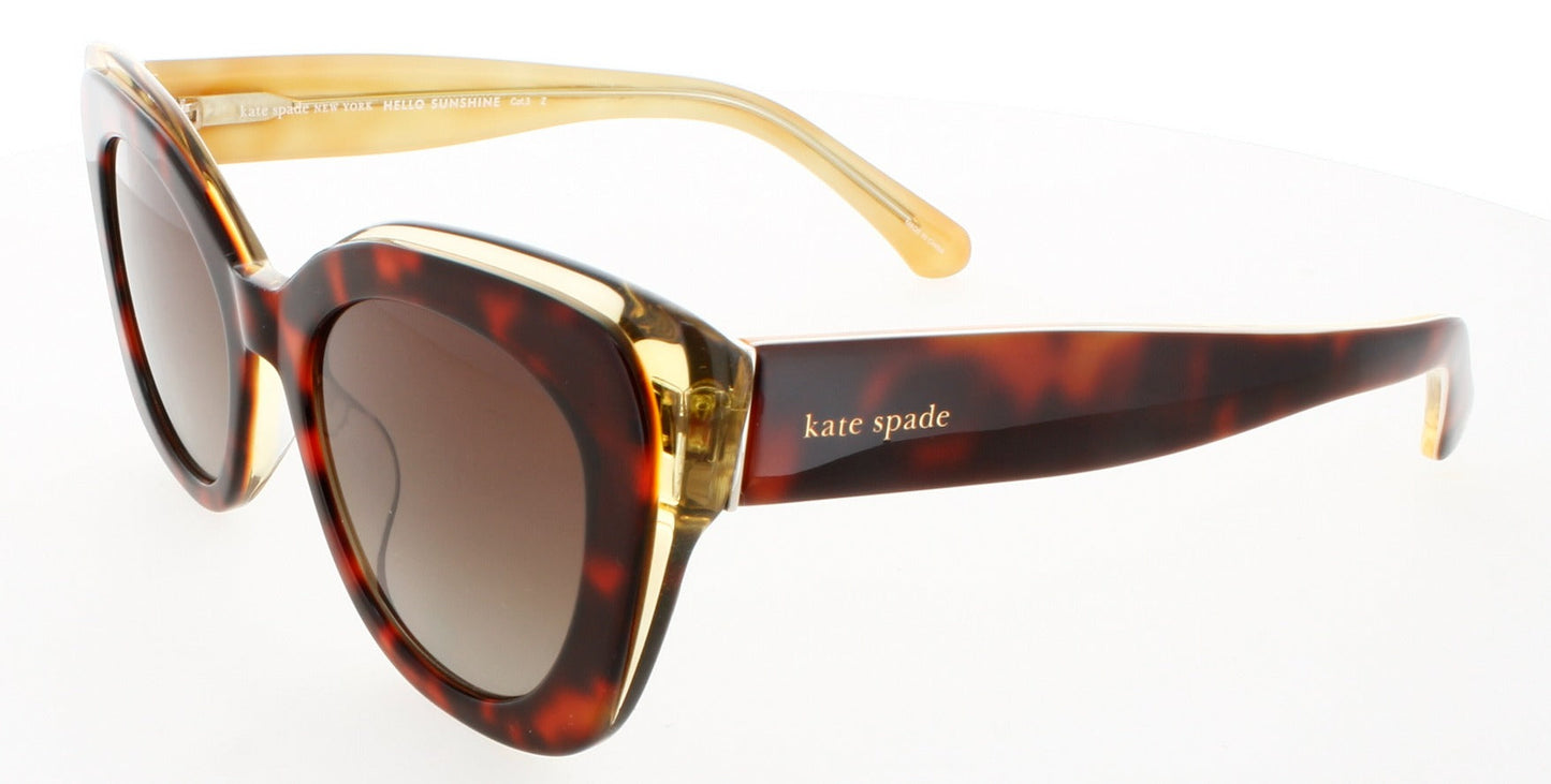 KATE SPADE MARIGOLD/G/S Frame HAVANA Lens BROWN GRADIEN POLARIZED