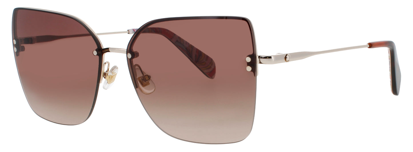 KATE SPADE ARIELLA/G/S Frame GOLD Lens BROWN FLASH
